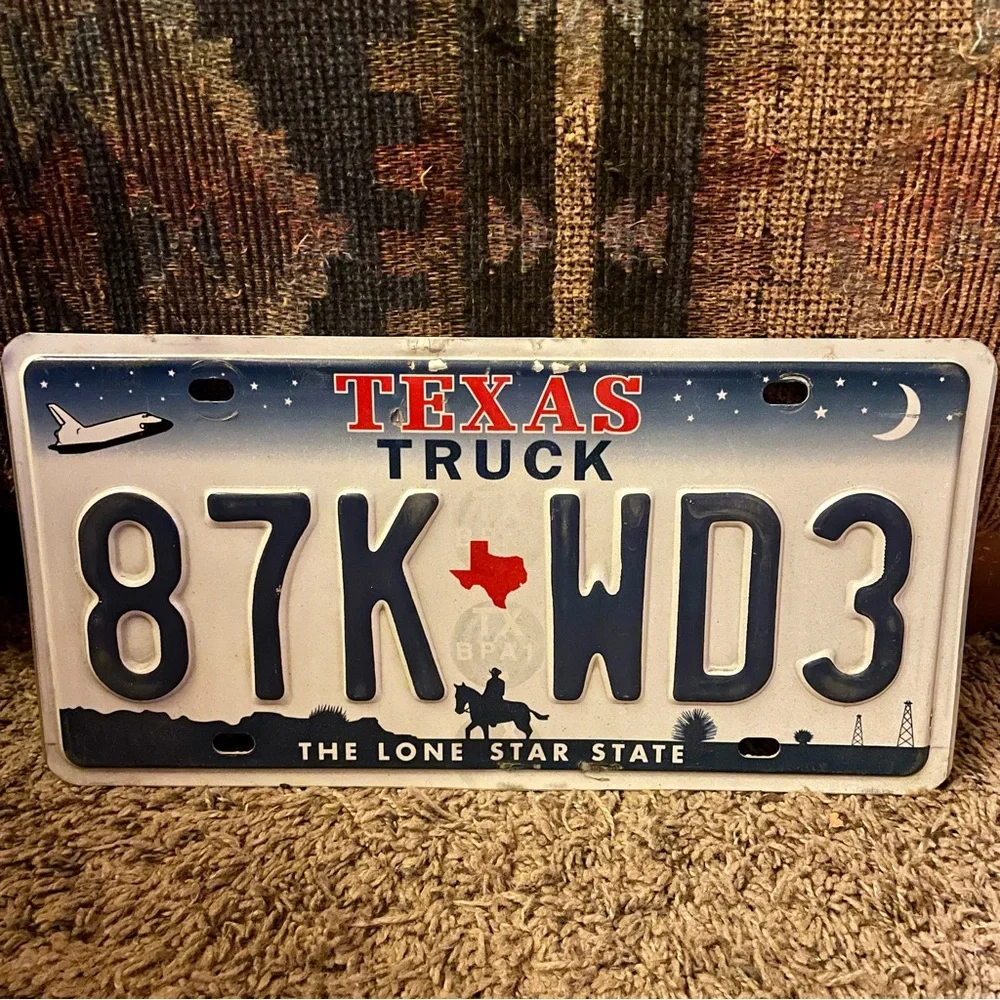 Texas Truck The Lone Star State License Plate